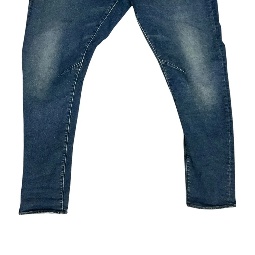 G-Star Raw‎ D-Staq 3D Slim Jeans Mens 32 Medium Wash Blue Tapered Denim D05385